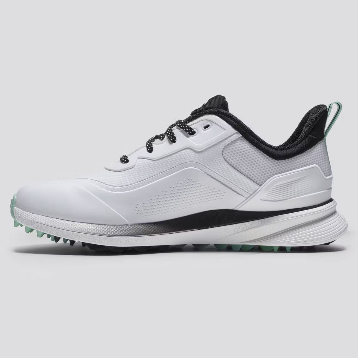 ProSL26 Spikeless Golf Shoes White/Black/Teal