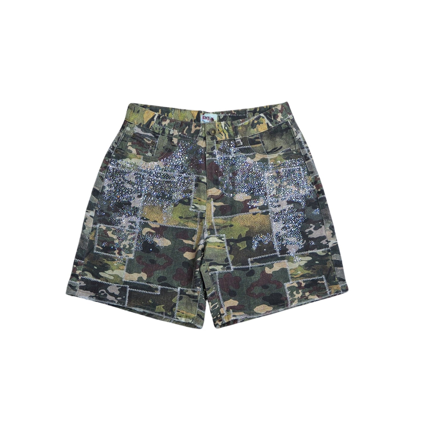 Dry Rot "Camo Bling" Denim Shorts