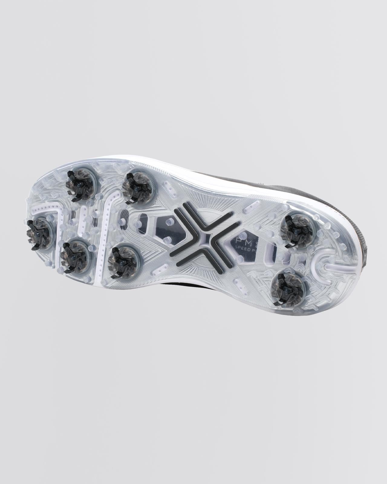 Reserve Classic Tour RS Spiked Golf Shoes Black/White/Tan