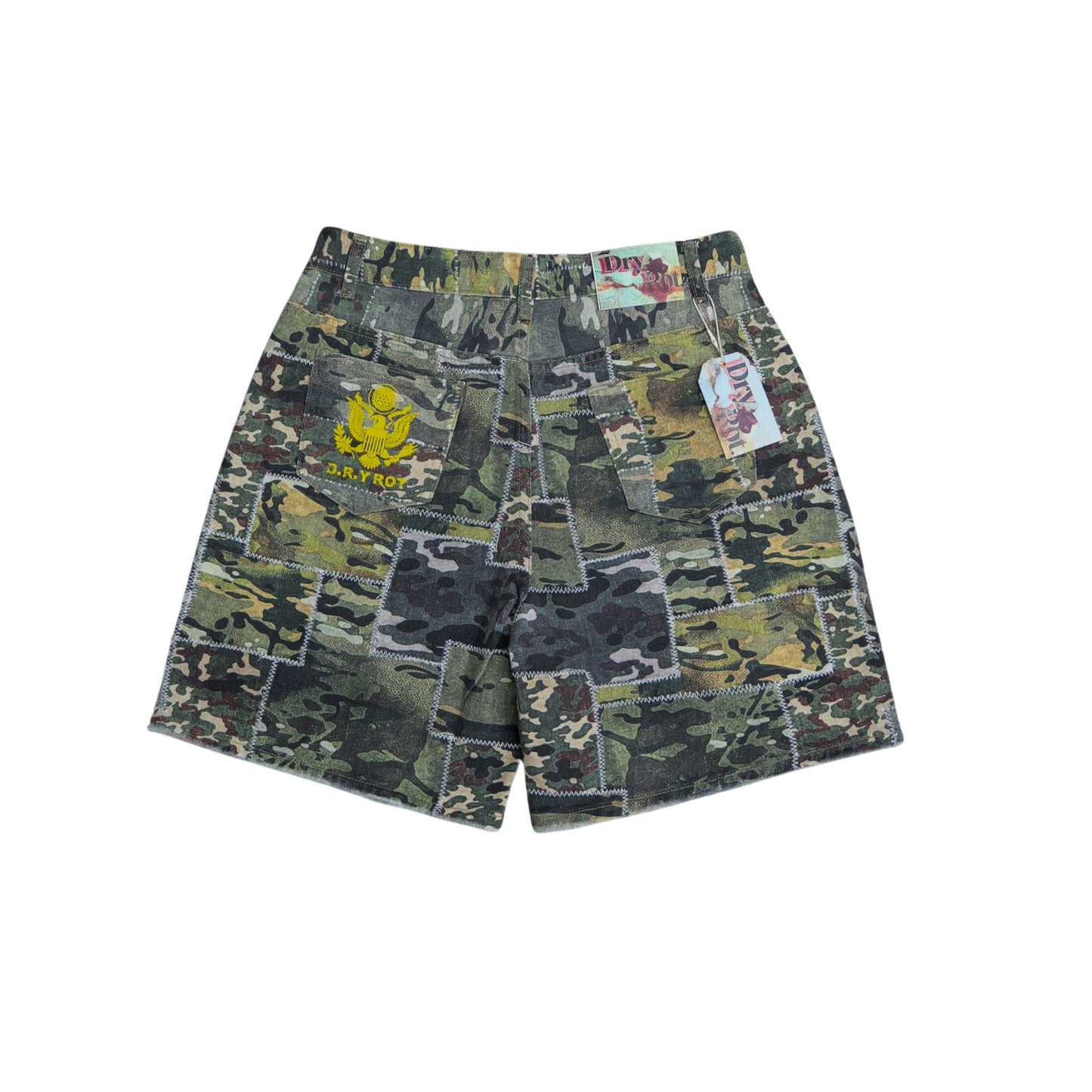 Dry Rot "Camo Bling" Denim Shorts