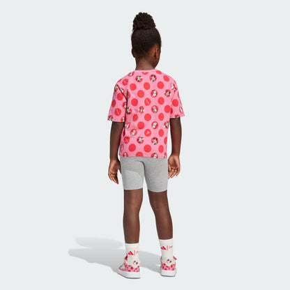 Kids' adidas adidas DISNEY MINNIE MOUSE T-SHIRT SET