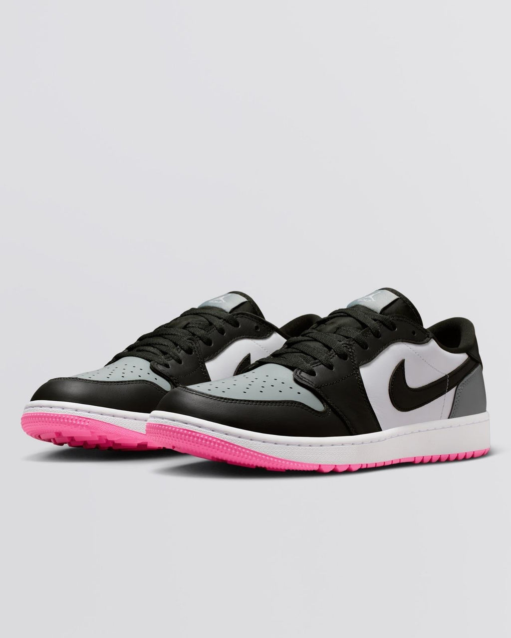 Air Jordan 1 Low Spikeless Golf Shoes White/Sequioa/Light Pumice/Pink Glow