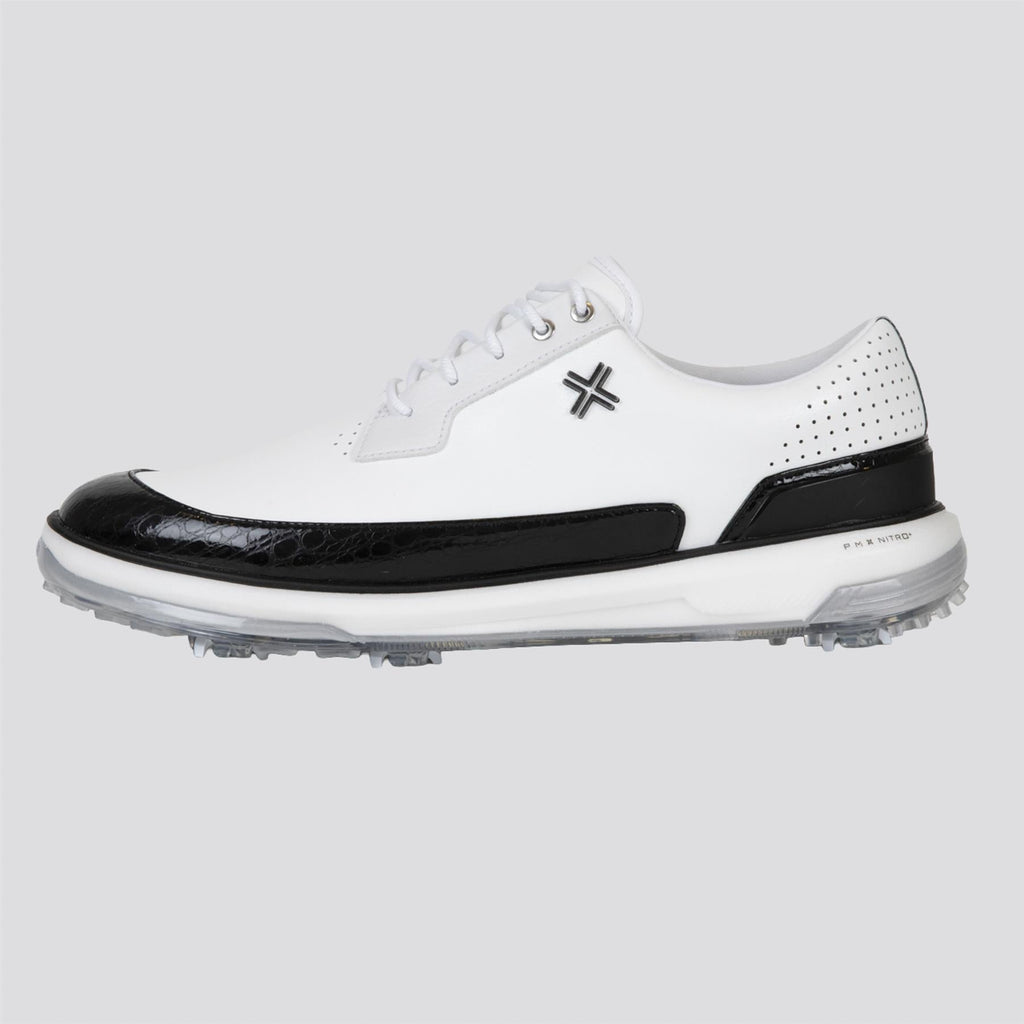 Moving Day SC RS Spiked Golf Shoes White/Black/Gator