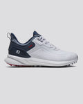 ProSL26 Spikeless Golf Shoes White/Blue/Red