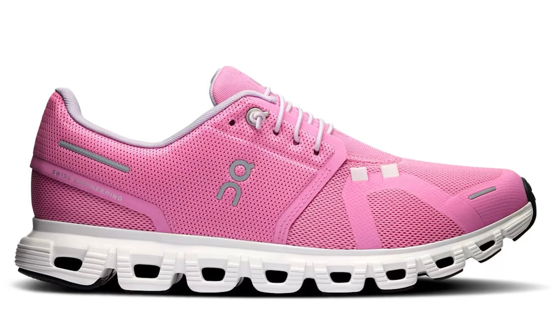 On Running Cloud 6 Raspberry White (Women's)