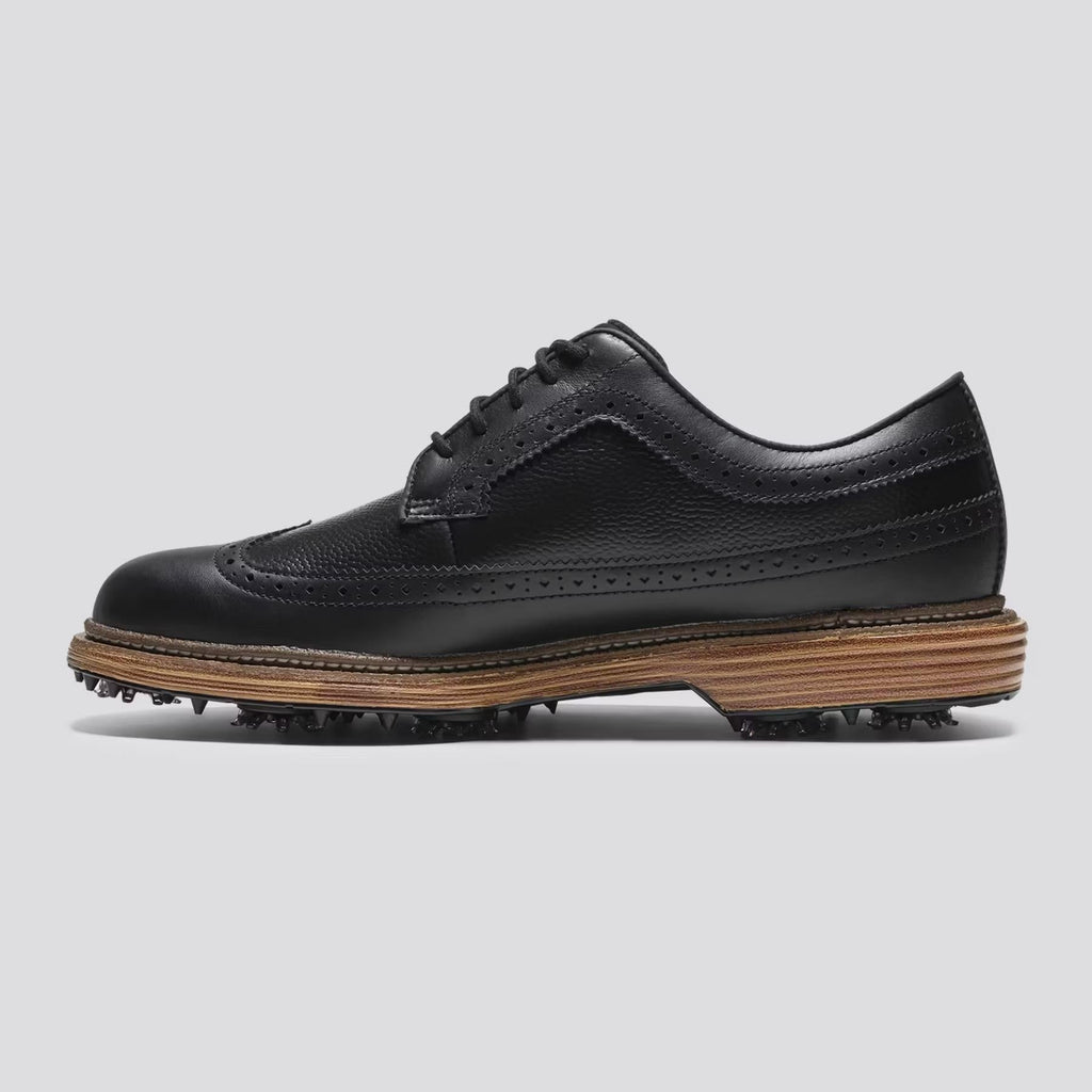 Premiere Series Marquis Cleated Laced Golf Shoes Black/Brown