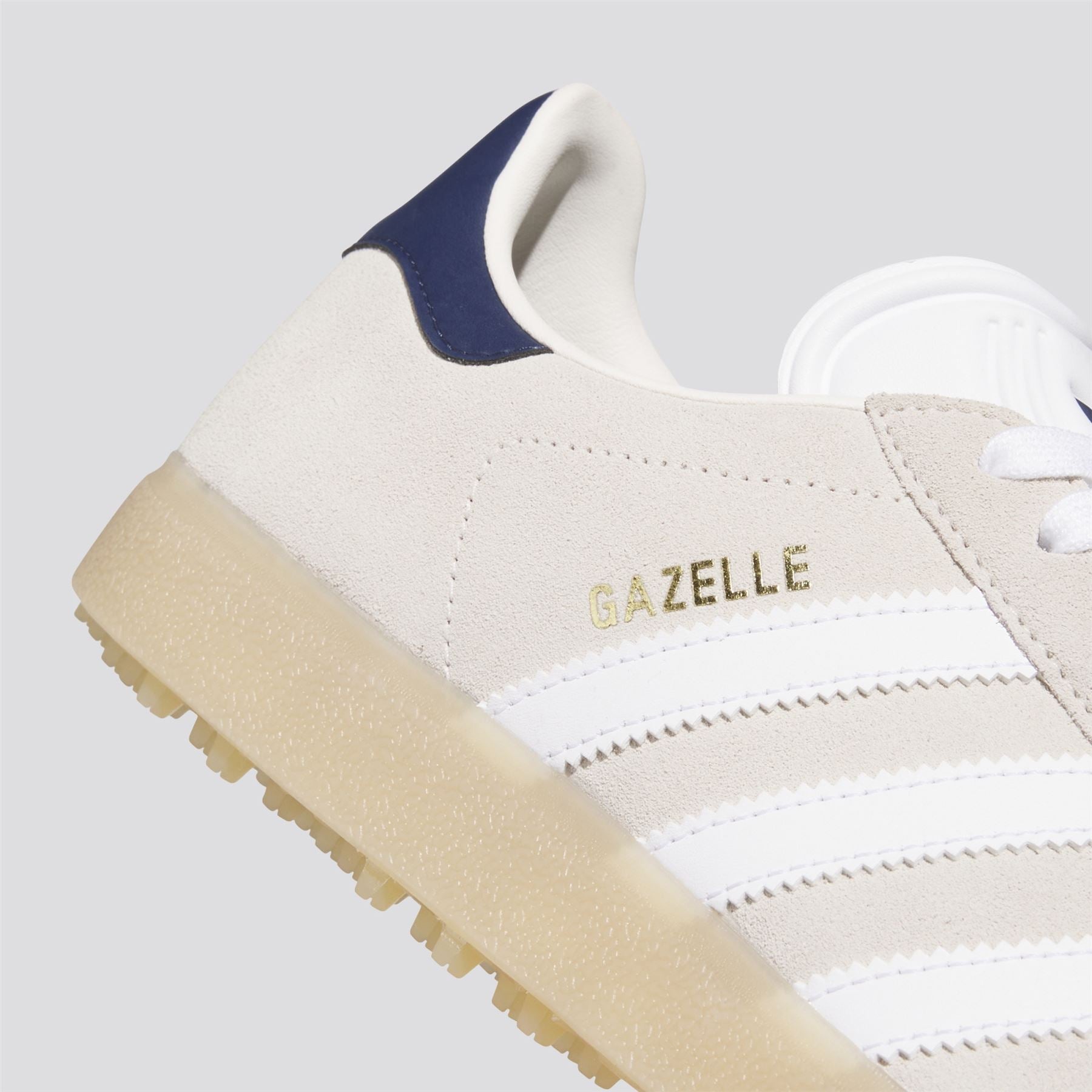 Gazelle Spikeless Golf Shoes Chalk White/Footwear White/Night Indigo