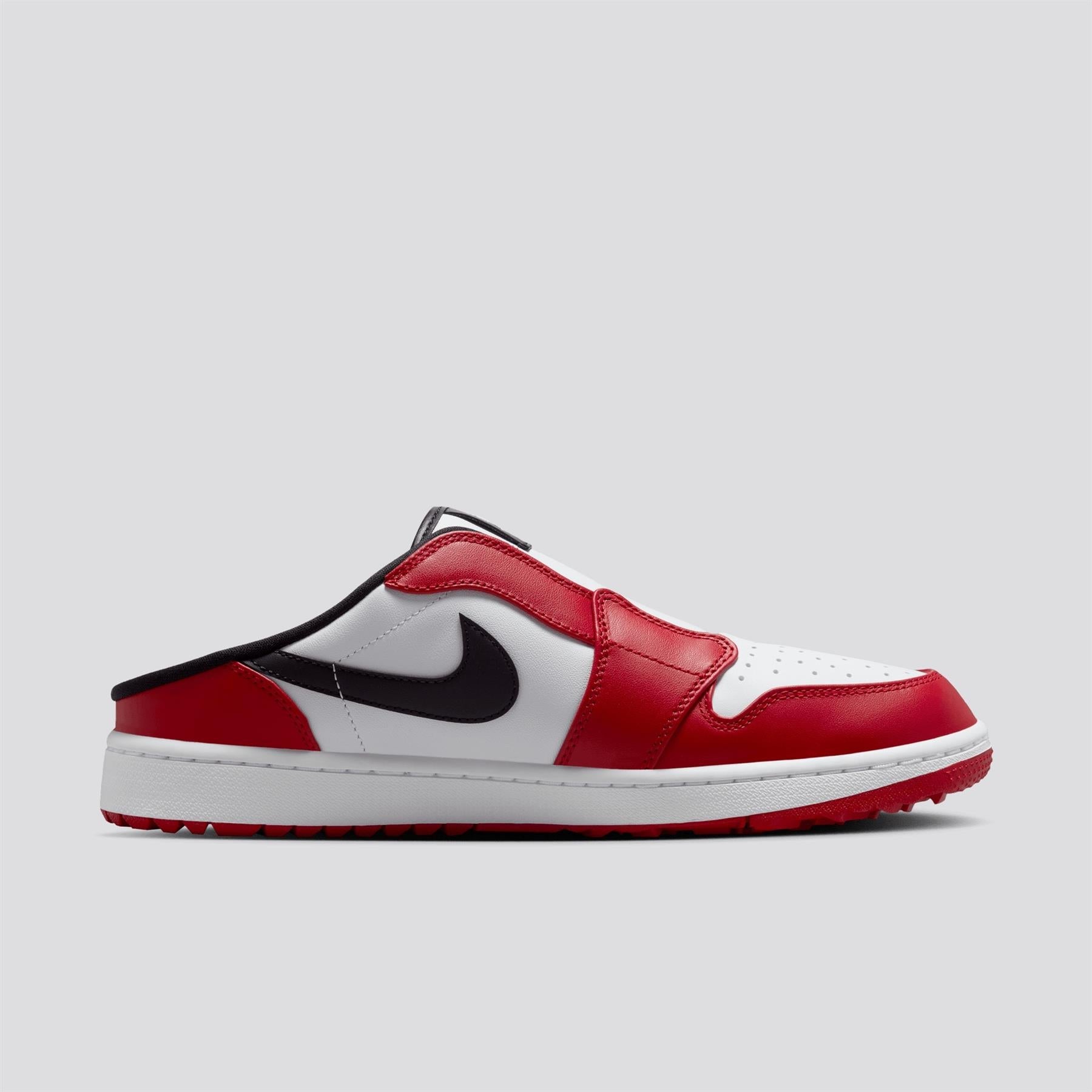 Air Jordan 1 Mule Spikeless Shoes White/Black/Varsity Red