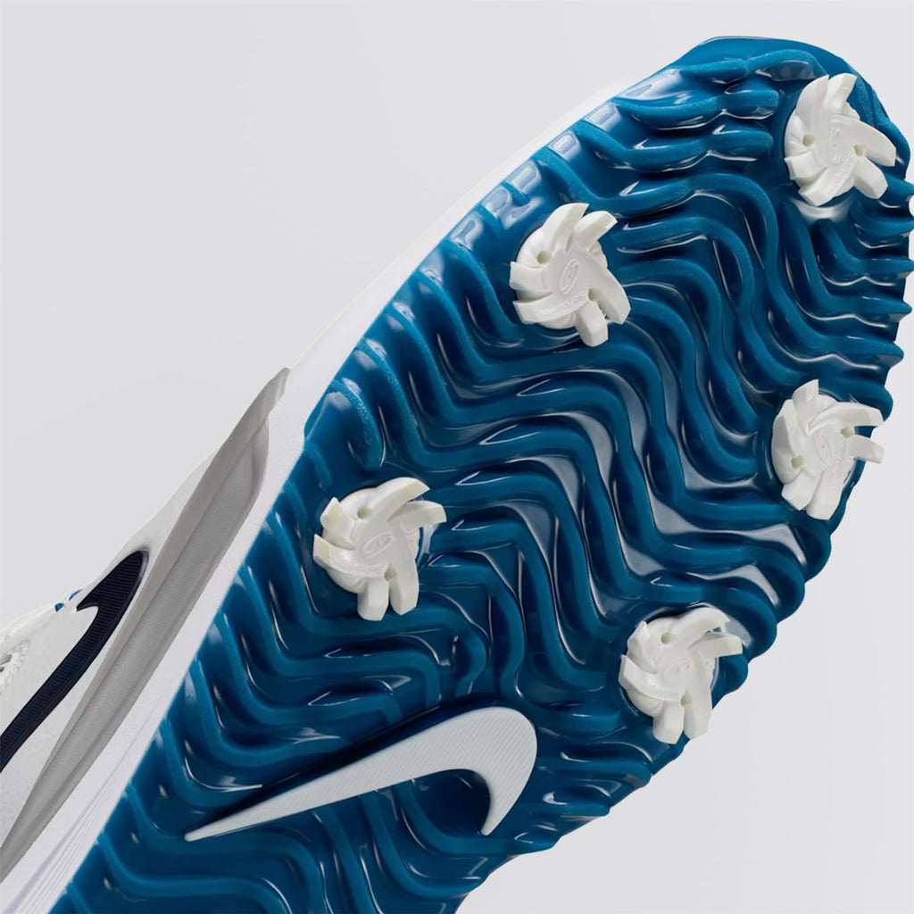 Victory Pro 4 Spiked Golf Shoes Summit White/Obsidian/Court Blue