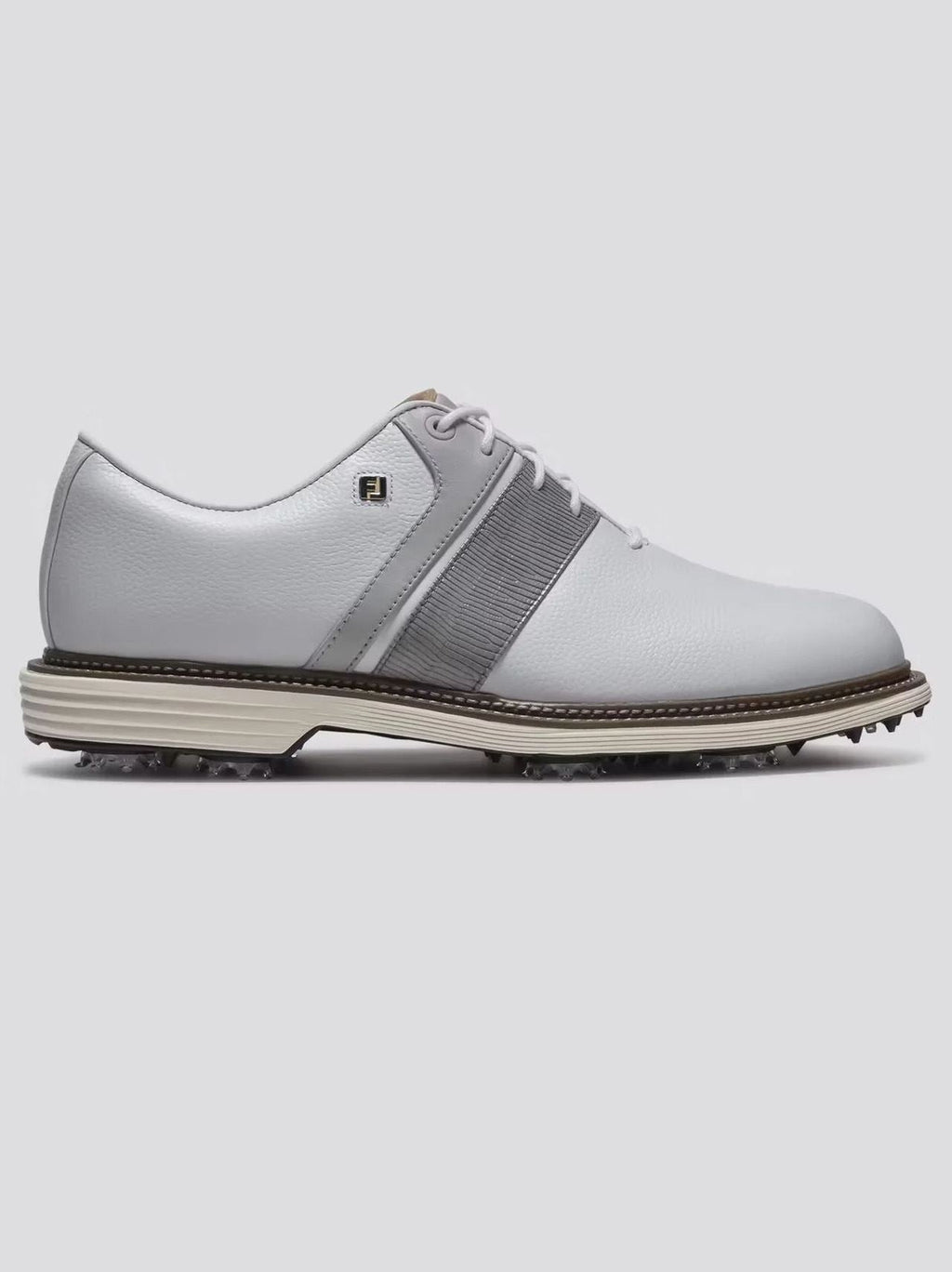 Premiere Series Packard Cleated Laced Golf Shoes White/Grey/Navy