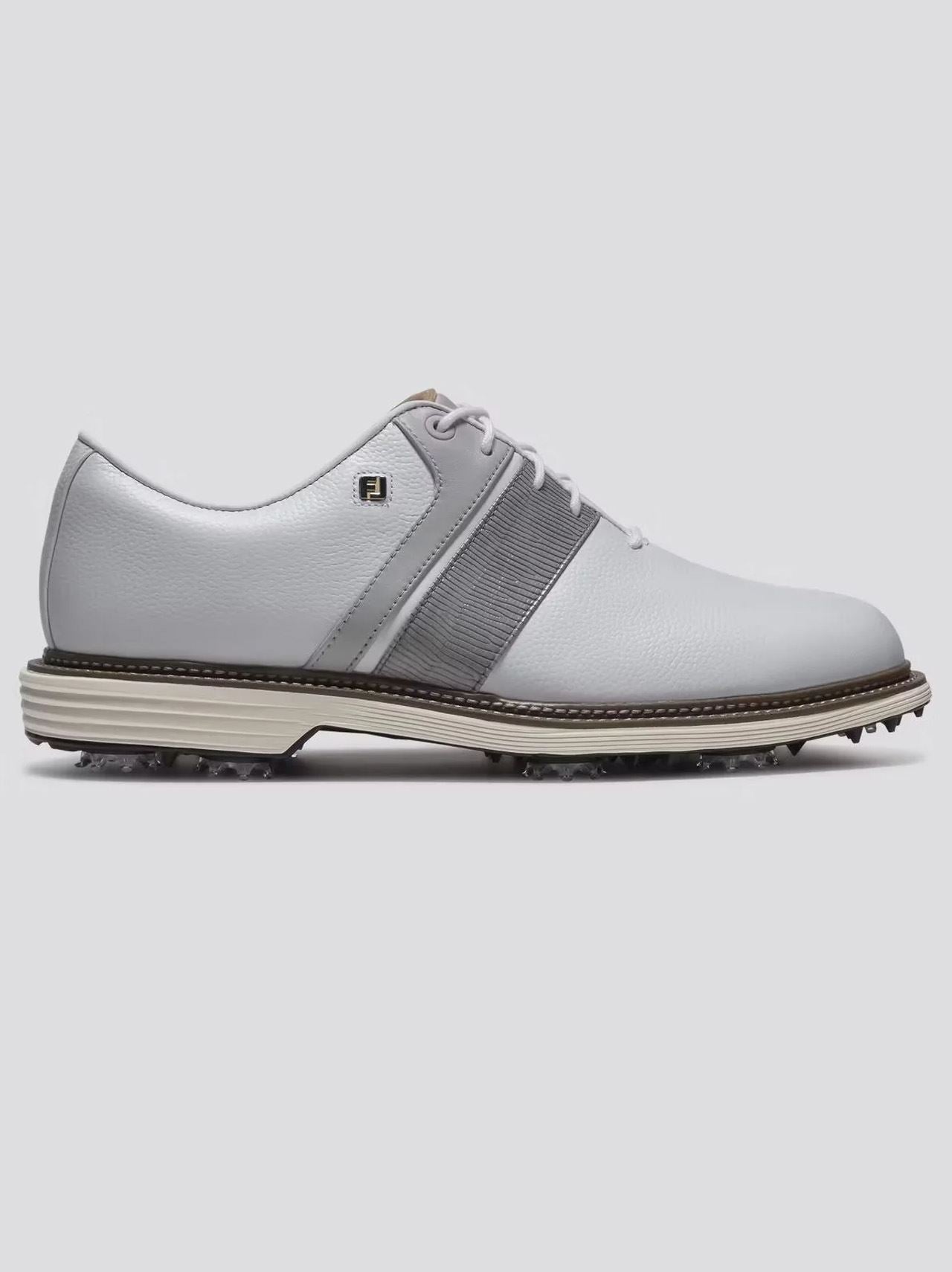 Premiere Series Packard Cleated Laced Golf Shoes White/Grey/Navy