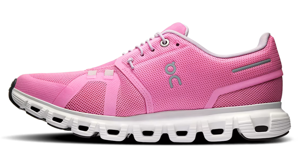 On Running Cloud 6 Raspberry White (Women's)