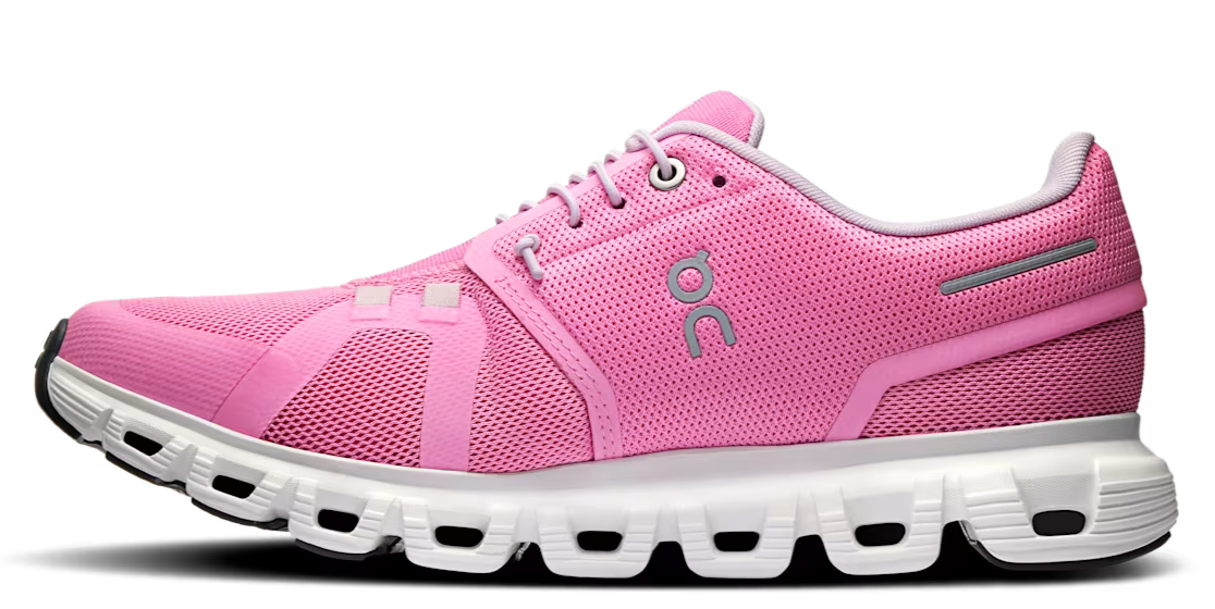 On Running Cloud 6 Raspberry White (Women's)