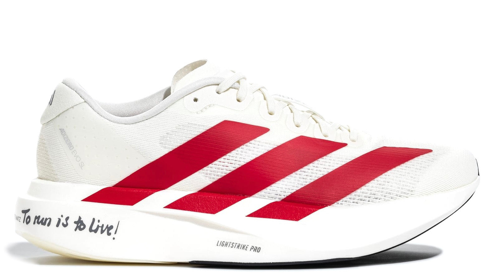 adidas Adizero EVO SL Off White Better Scarlet (Women’s)