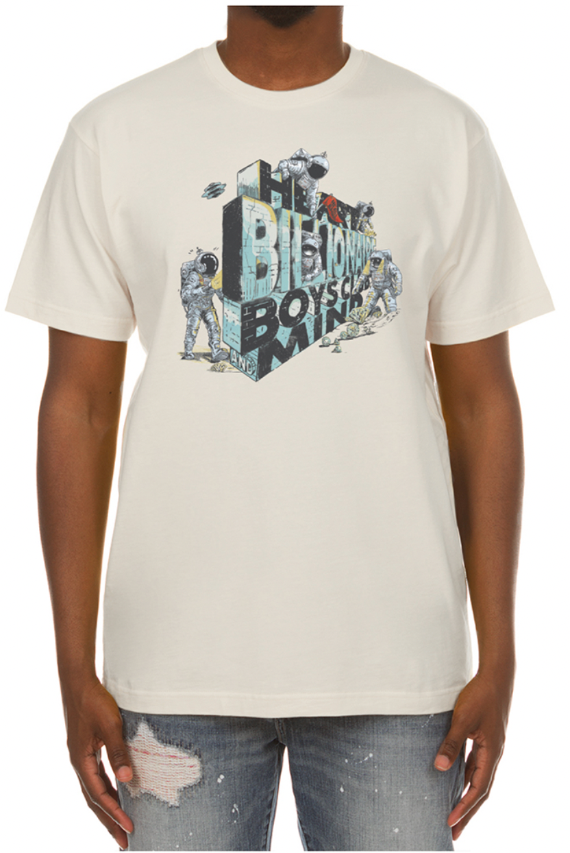 Billionaire Boys Club Diamond Wall SS Tee (Gardenia)