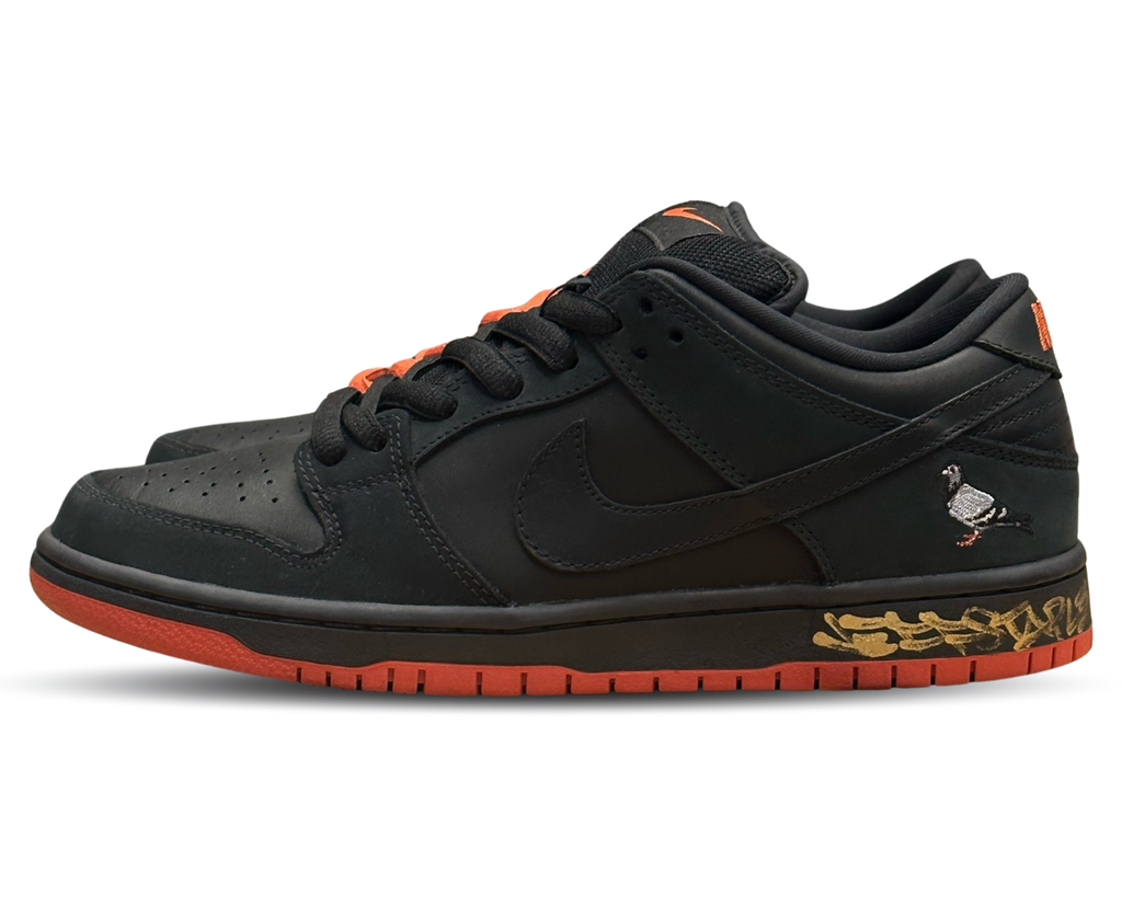 Nike SB Dunk Low Black Staple Pigeon (SIGNED)
