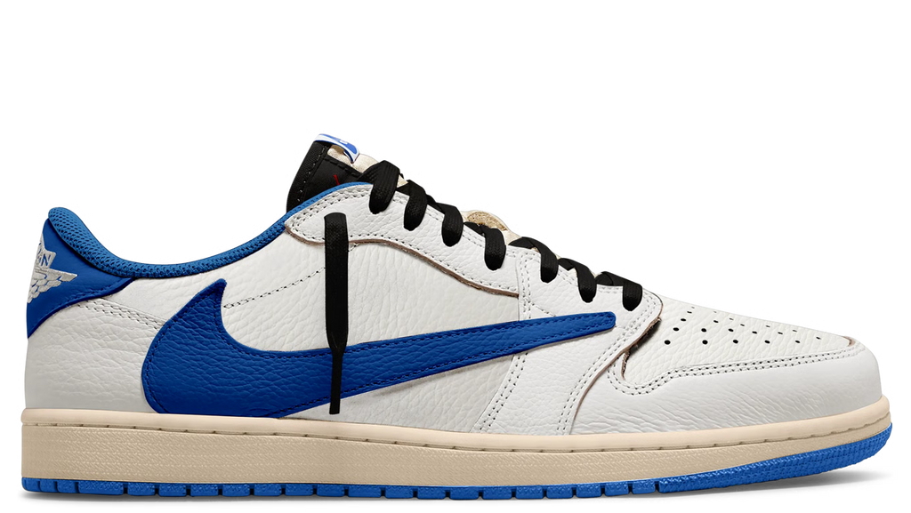 Jordan 1 Retro Low OG SP Fragment x Travis Scott Sail Military Blue
