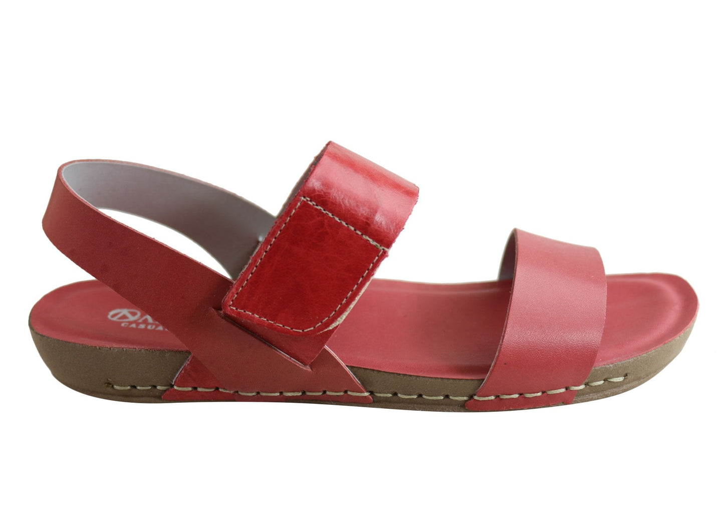 Andacco Mira Womens Comfortable Leather Sandals Made In Brazil