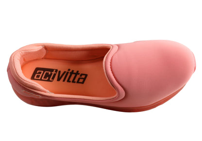 Actvitta Endura Womens Comfort Cushioned Casual Shoes Made In Brazil