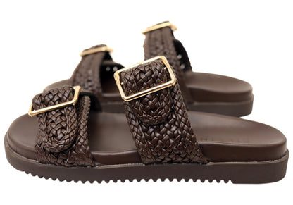 Billini Aprila Womens Comfortable Slides Sandals