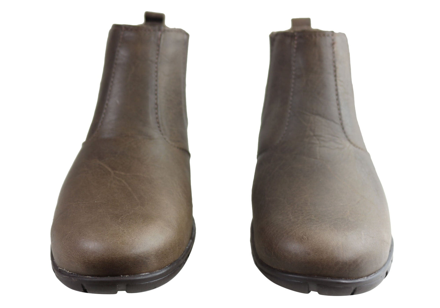 Andacco Civic Womens Leather Comfortable Ankle Boots Made In Brazil