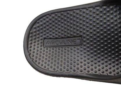 Archline Unisex Comfortable Rebound Orthotic Slides With Arch Support