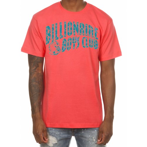 Billionaire Boys Club Cracked Arch Tee (Hot Coral)