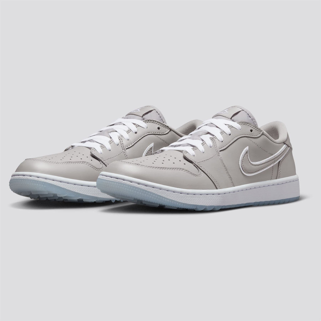 Air Jordan 1 Low Spikeless Golf Shoe Medium Grey/White/Blue Tint