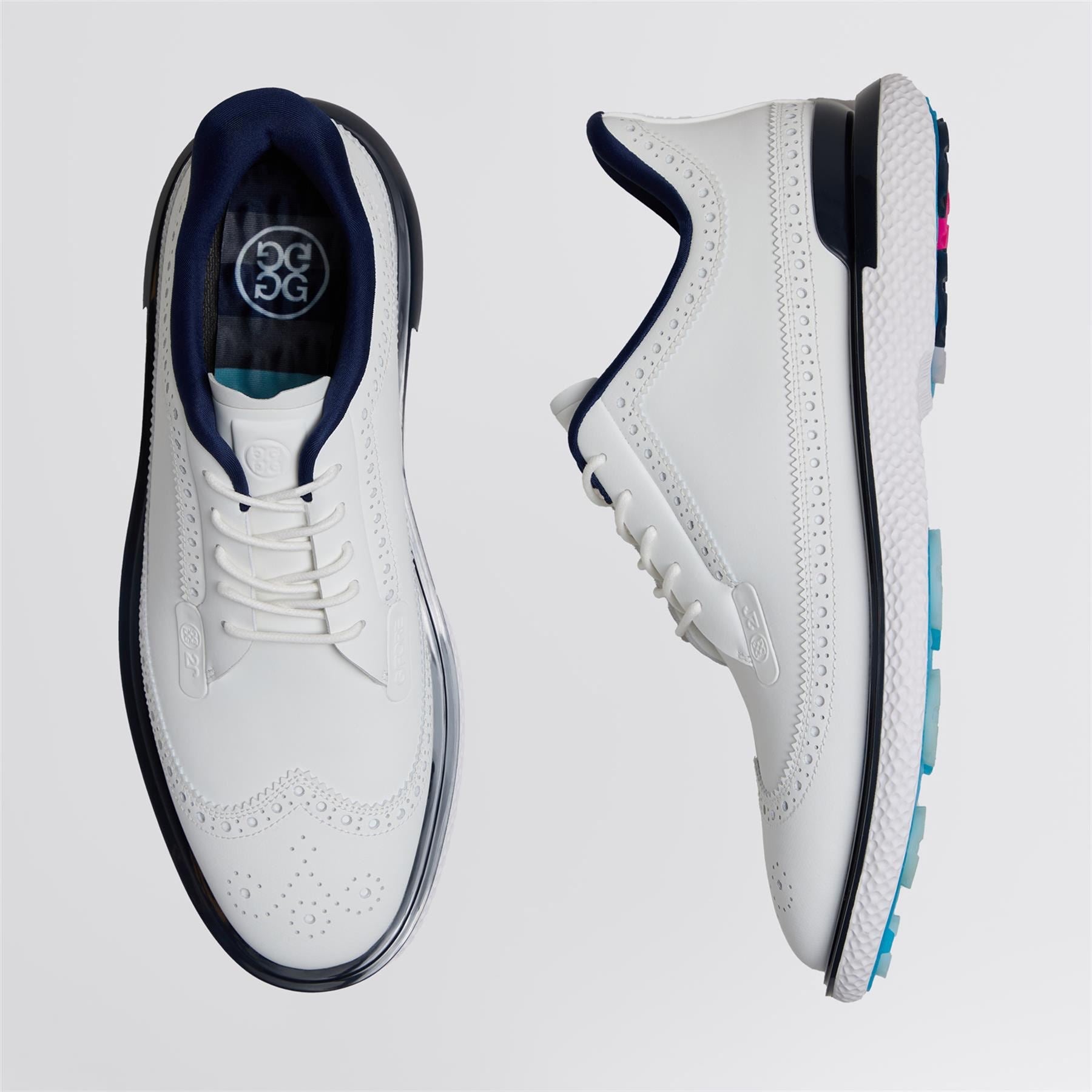 GALLIVAN2R Longwing Golf Shoes Snow/Twilight