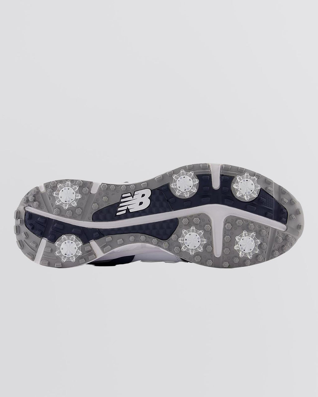 997 Spiked Golf Shoes Navy/White