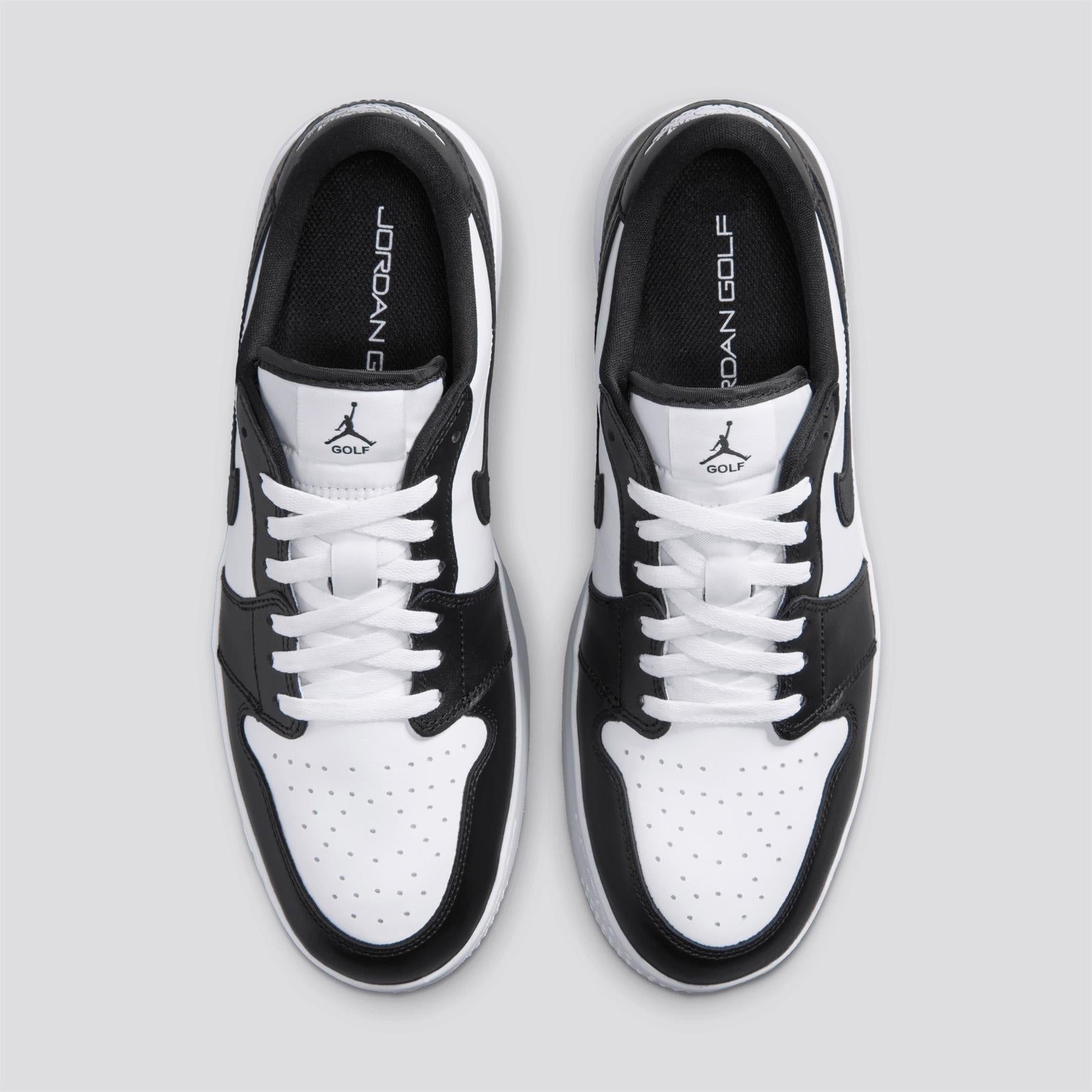 Air Jordan 1 Low Spiked Golf Shoes White/Black