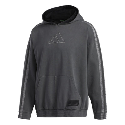 Adidas Basketball Men Daniel Patrick x James Harden Hoodie Black Linen FR5759