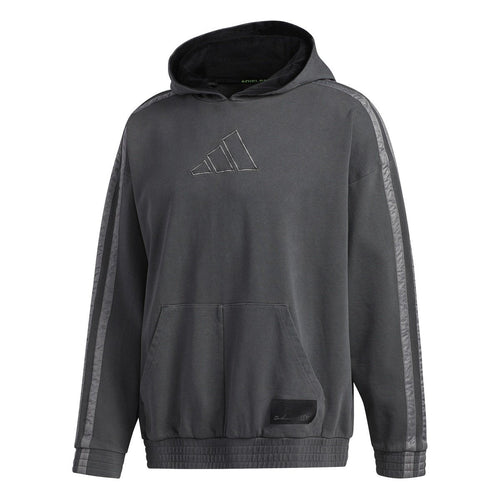 Adidas Basketball Men Daniel Patrick x James Harden Hoodie Black Linen FR5759