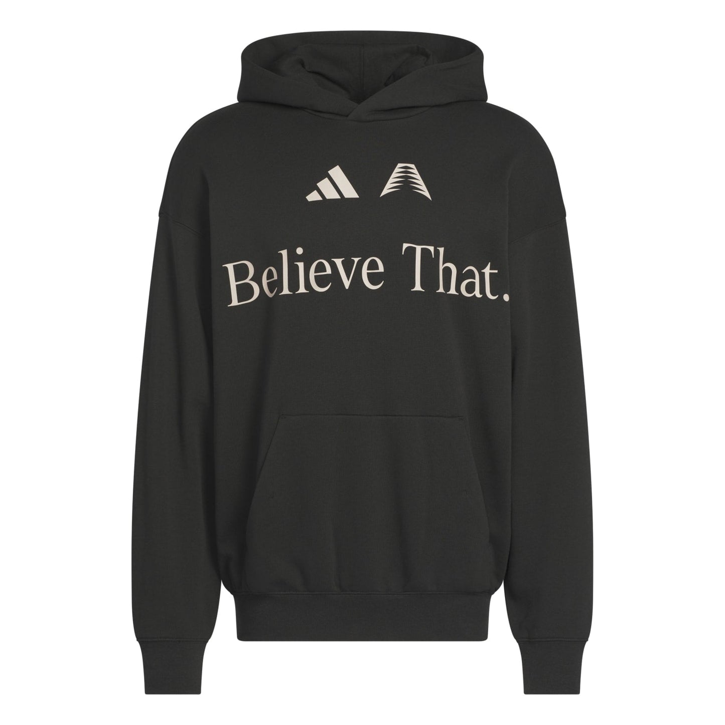 Adidas Men Anthony Edwards Believe That Hoodie Black JW4293