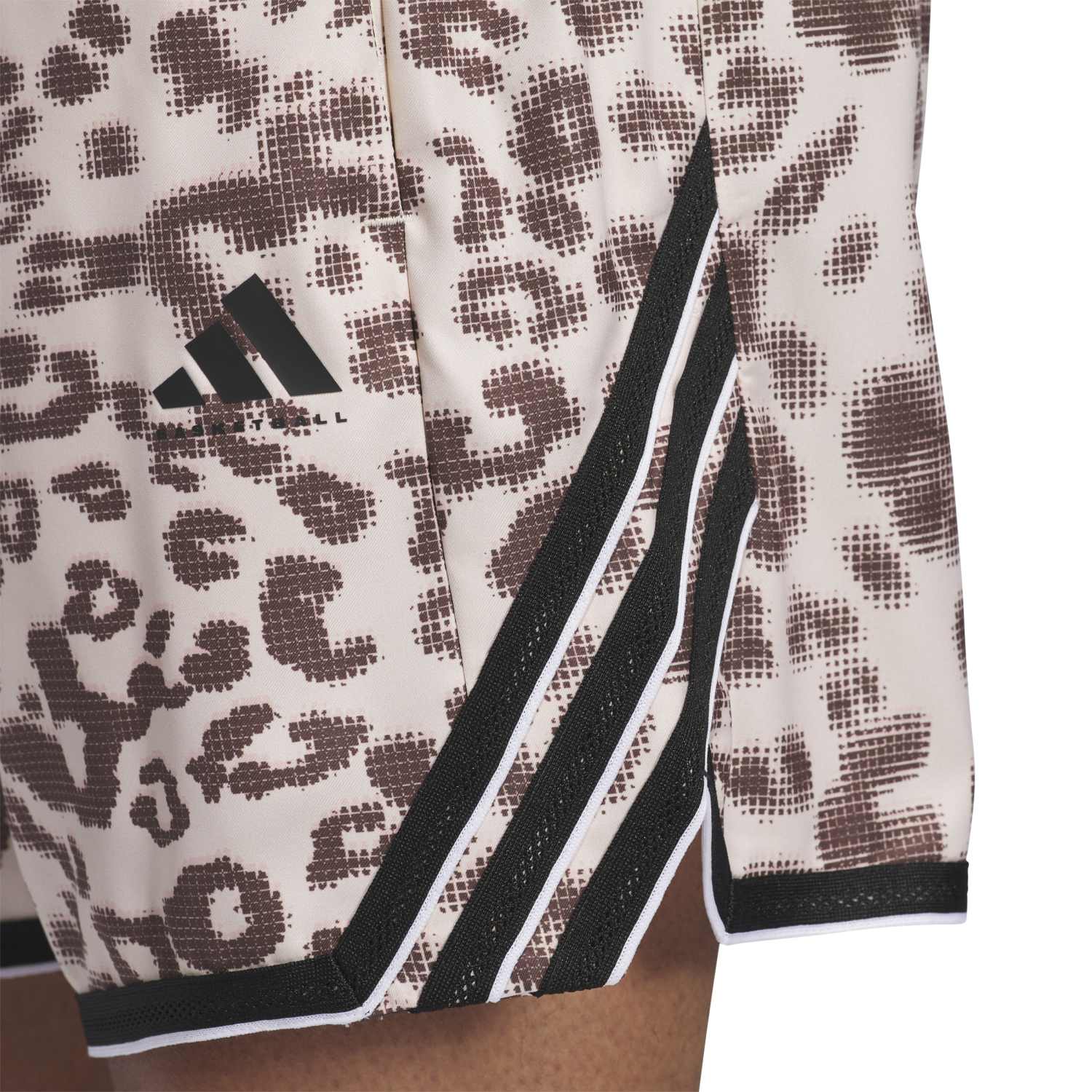 Adidas Men Crazy Lite Allover Print Shorts Beige