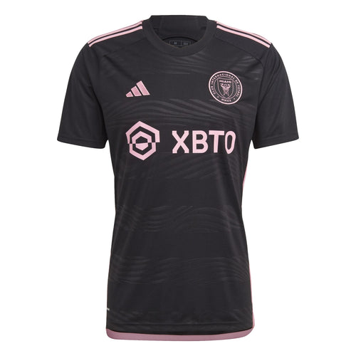 Adidas Men Inter Miami CF 23/24 MLS Away Black Pink Jersey HI1888