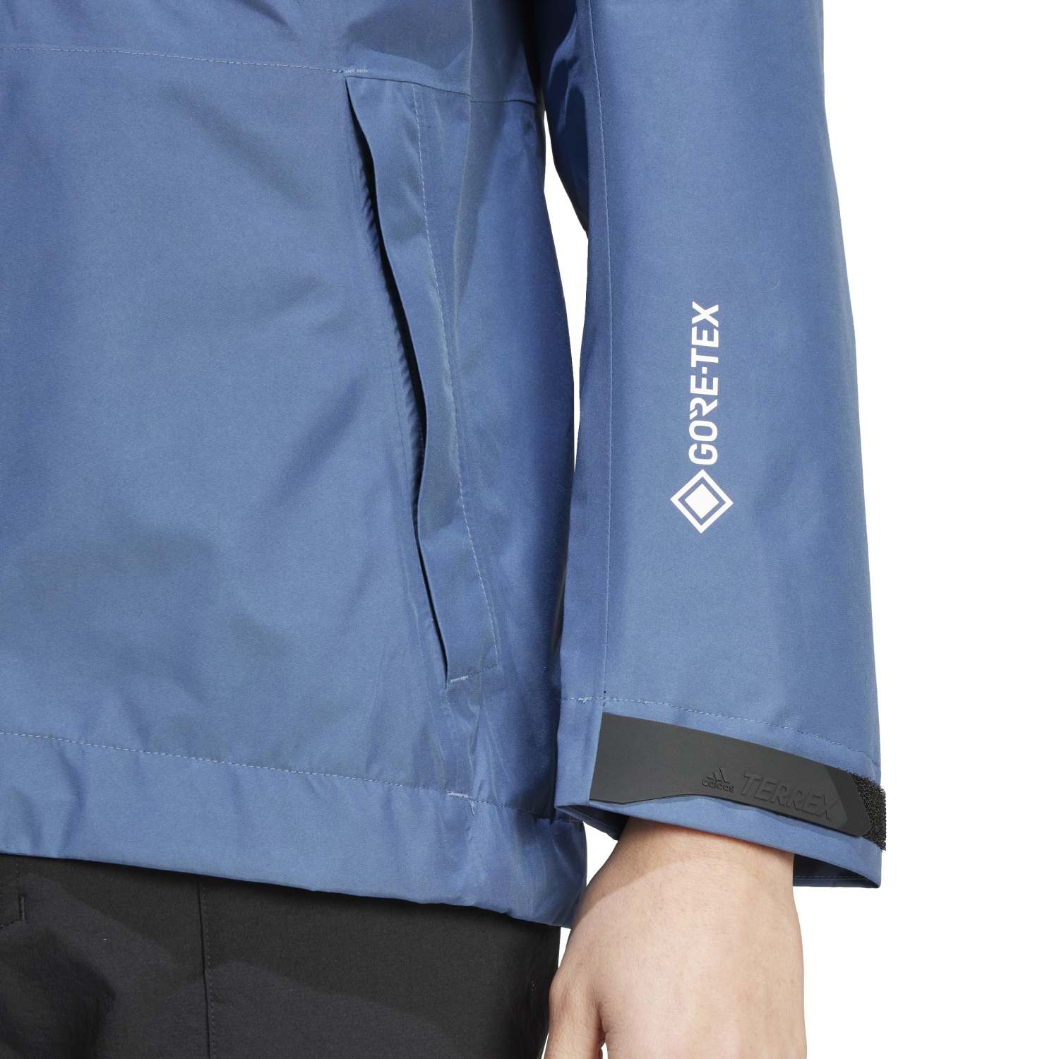 Adidas Men Terrex XPERIOR GORE-TEX Paclite Rain Jacket Wonder Steel