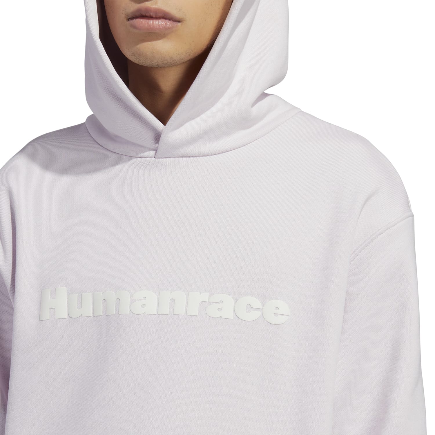 Adidas Originals Unisex PW Pharrell Williams Humanrace Basics Hoody Almost Pink HS4816