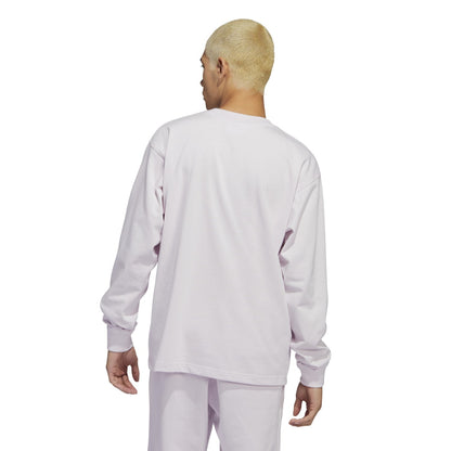 Adidas Originals Unisex PW Pharrell Williams Humanrace Basics Long Sleeve Tee Almost Pink HN3436