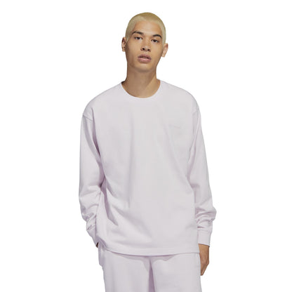 Adidas Originals Unisex PW Pharrell Williams Humanrace Basics Long Sleeve Tee Almost Pink HN3436