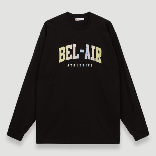 Bel-Air Athletics Men College L/S T-Shirt Pastel Black