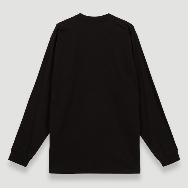 Bel-Air Athletics Men College L/S T-Shirt Pastel Black
