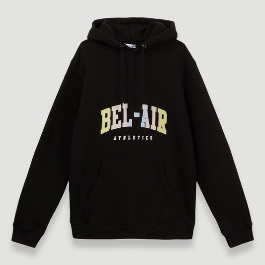Bel-Air Athletics Men College Regular Hoodie Pastel Black