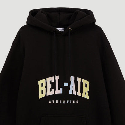 Bel-Air Athletics Men College Regular Hoodie Pastel Black