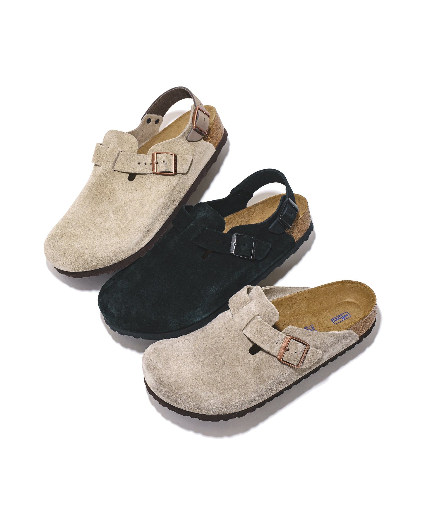 Birkenstock Men Boston Soft Footbed Taupe 560771