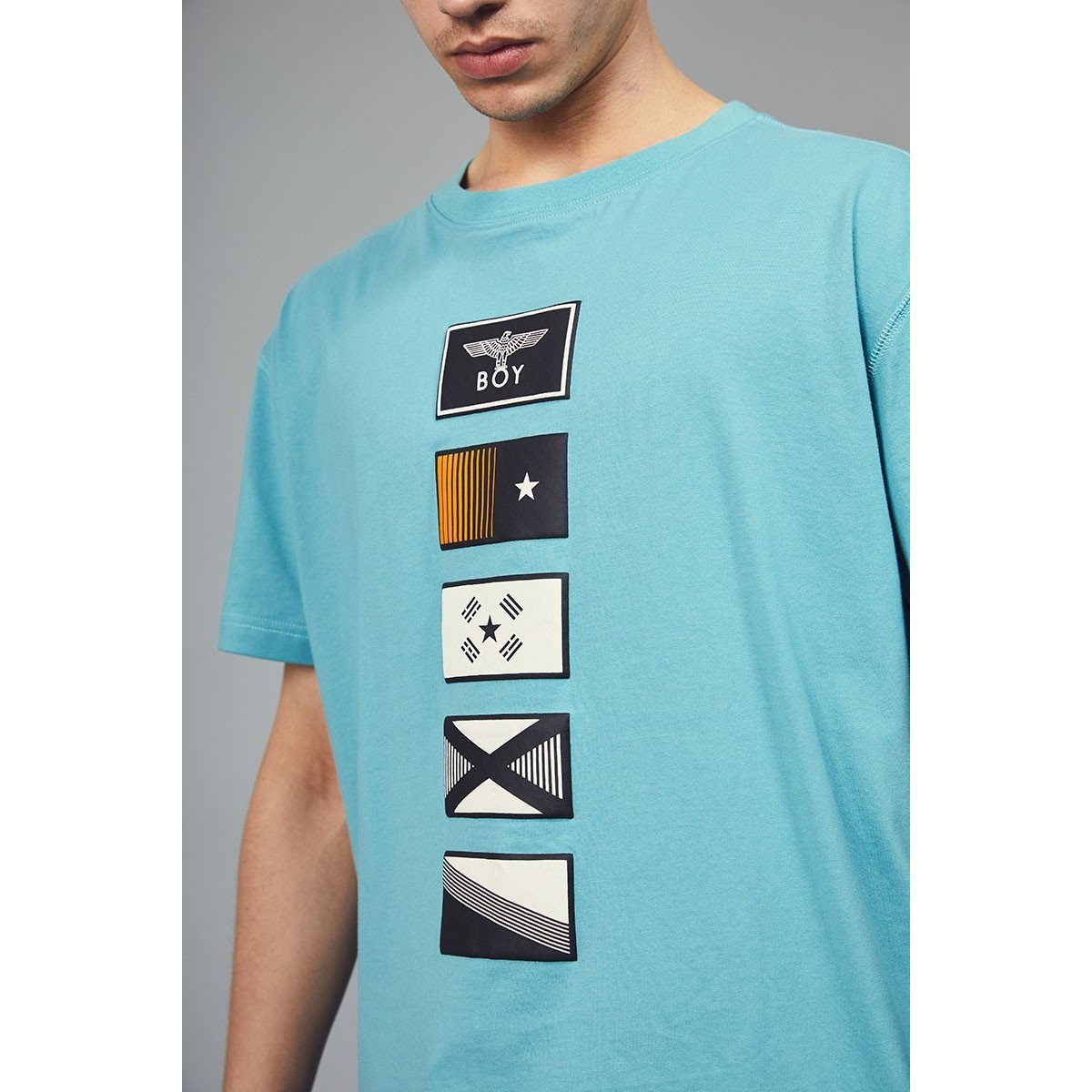 Boy London Boy Flag Tee Turquoise BFTA001