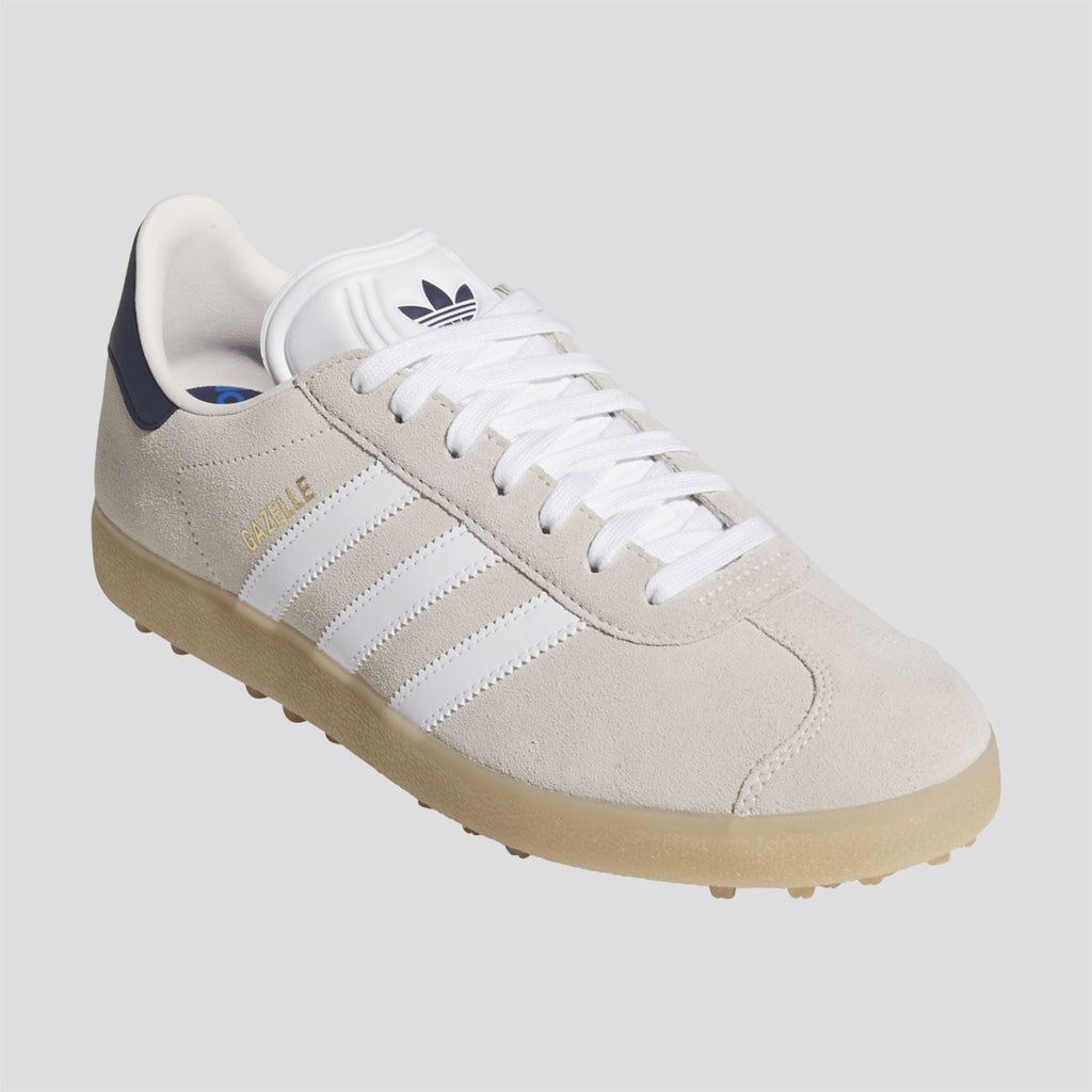 Gazelle Spikeless Golf Shoes Chalk White/Footwear White/Night Indigo