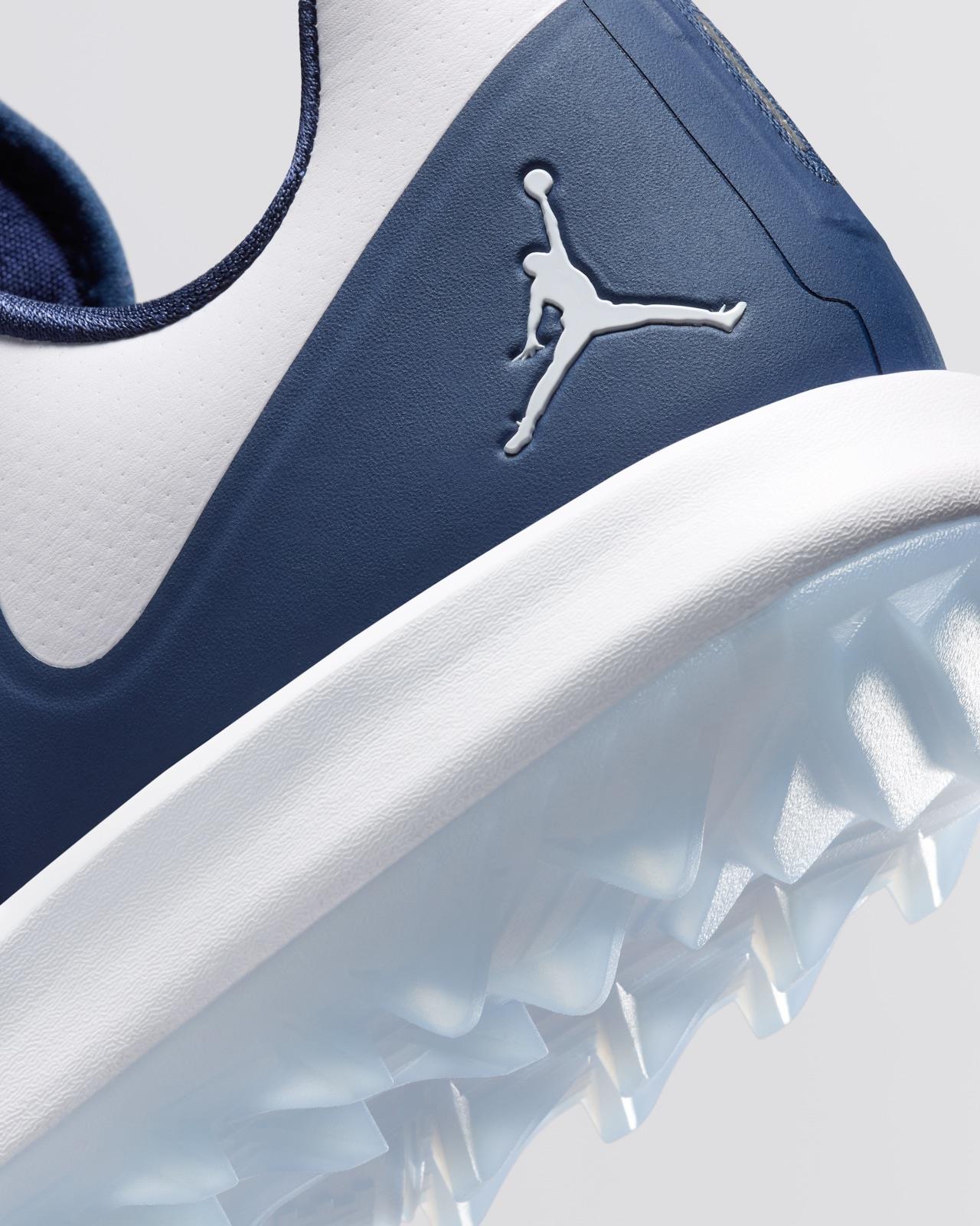 Jordan Grind Spikeless Golf Shoes White/Midnight Navy