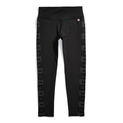 Champion High Rise Tight Jocktag Taping Black Women ML142J-550308-003
