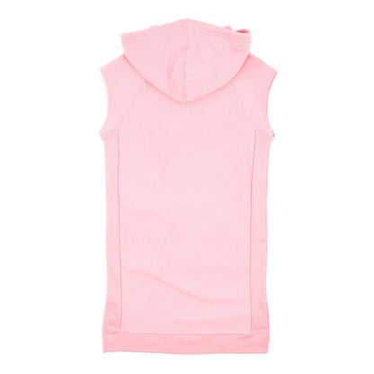 Champion Women's Reverse Weave Dress W/hood Embroidered Pink Bow WL779-579727-7CY